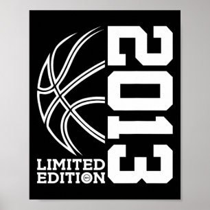 Poster 10e anniversaire Basketball Limited Edition 2013 2