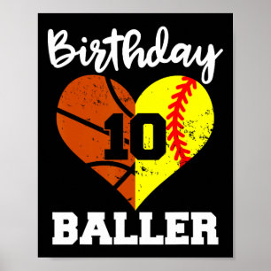 Poster 10e anniversaire Byller Amusant 10 ans Softbyll By