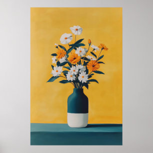 Poster 1139 Résistance Et Calme D'Un Minimalisme Floral -