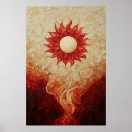 Poster 1144 Incendie Et Eau