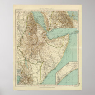 Poster 11617 l'Érythrée, Ethiopie, Somalie