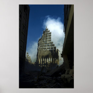 Poster 11 septembre 2001 le World Trade Center reste