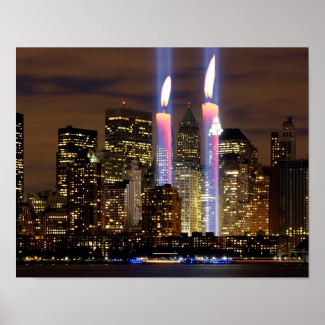 Poster "11 septembre" "New York City" (Devant)