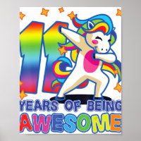 11E Anniversaire, Pour Filles, Unicorne, 11 Ans De