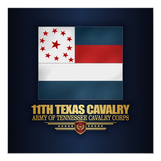 Poster 11e cavalerie du Texas (Devant)