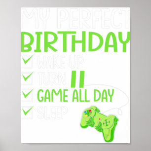 Poster 11ème Anniversaire Parfait Jeu 11 Ans Jeu Bo