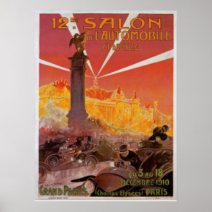 Poster 12e Salon de l'Automobile