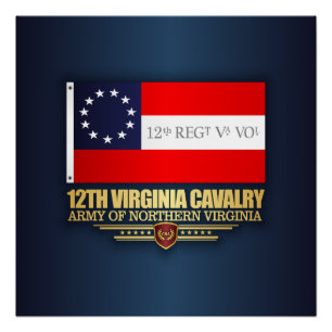 Poster 12ème Cavalerie de la Virginie (f10)
