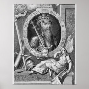 Poster 1312-77) rois d'Angleterre d'Edouard III (à partir