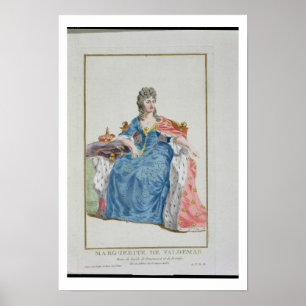 Poster 1353-1412) reines de Margaret (du Danemark,