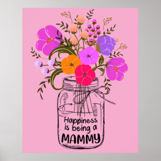 Poster 13 Femmes Mignonnes Bonheur de Maman Être une Mama