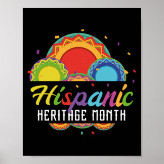 Poster 14.Patrimoine national hispanique Mois tous les pa