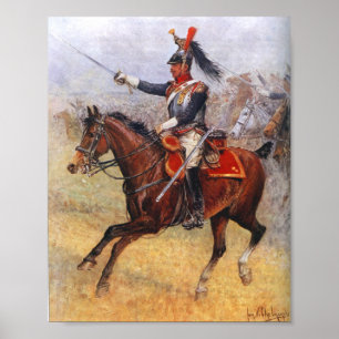 Poster 14e régiment Cuirassier de Duché de Varsovie