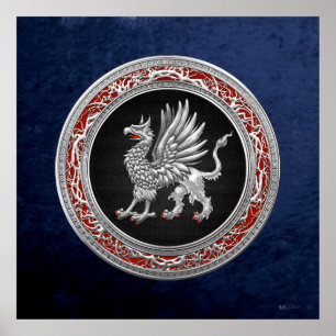 Poster [150] Griffin d'argent sacré