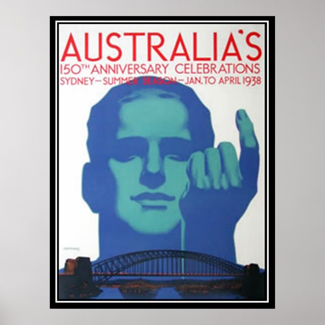 Poster 150e anniversaire Australie (Devant)