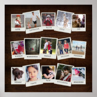 15 photos instantanées de films Collage de cadeaux
