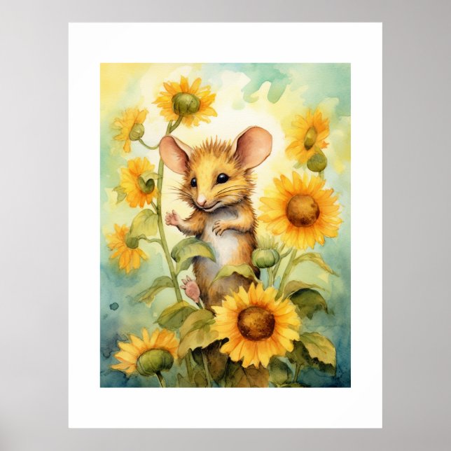 Poster 15 sur 17 Jardin de tournesol Miceville (Devant)