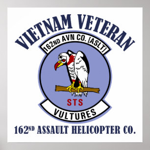 Poster 162nd AHC - Vétéran du Vietnam