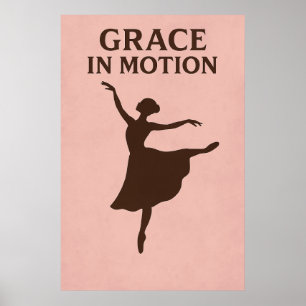 Poster 16, Grace in Motion, Vintag