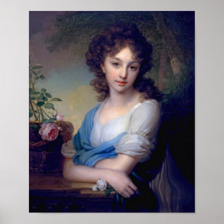 Poster 1799 - Portrait d'Elena Alexandrovna Naryshkina