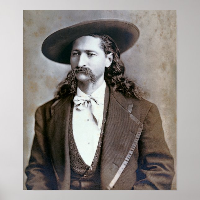 POSTER 1873 ROCKWOOD WILD BILL HICKOK PORTRAIT (Devant)