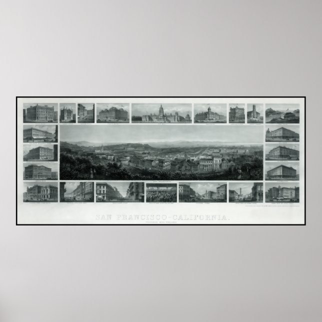 POSTER 1874 SAN FRANCISCO (Devant)