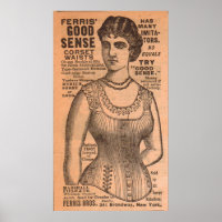 1880s Ferris Common Sense Corsets et