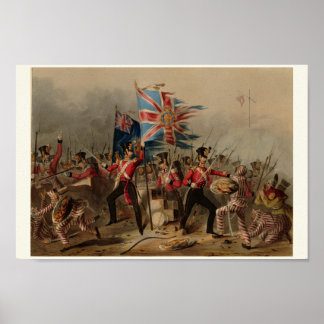 Poster 18e Royal Irish Regiment à Amoy China