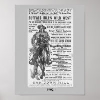 1902 Buffalo Bill's Wild West Show Publicité