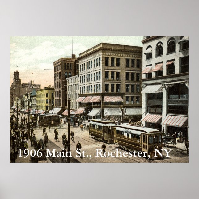 Poster 1906 Main St., Rochester, New York (Devant)