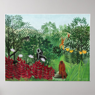 Poster 1908 Henri Rousseau Painting