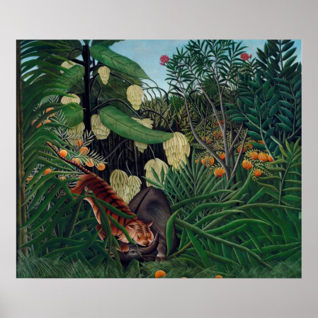Poster 1908 Henri Rousseau Peinture (Devant)