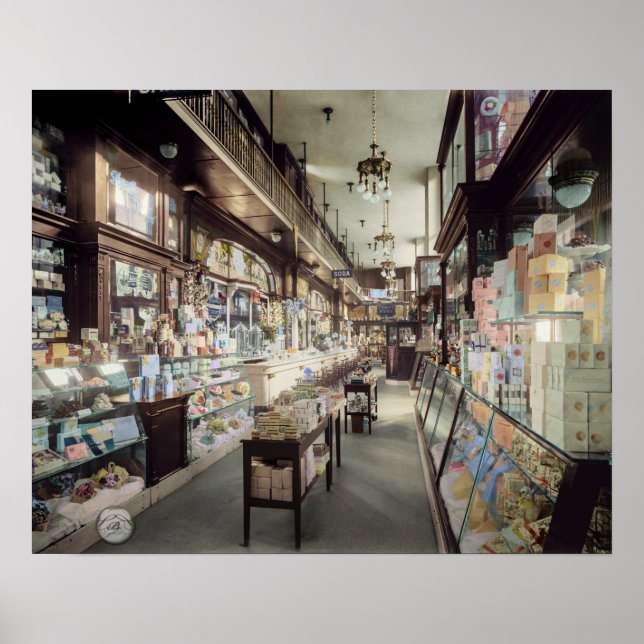 Poster 1910 Pharmacie - Pennsylvanie Station, New York (Devant)