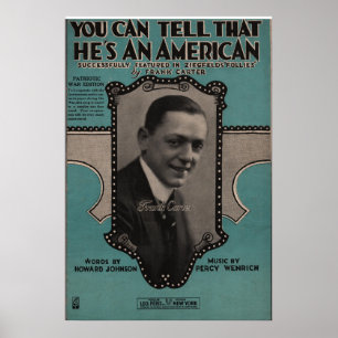 POSTER 1918 TU PEUX DIRE QU'IL EST AMÉRICAIN