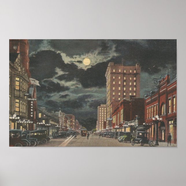 Poster 1922 Tryon Street ~ Charlotte, NC (Devant)