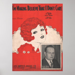 Poster 1927 Je fais croire que je ne m'en fiche pas de vo