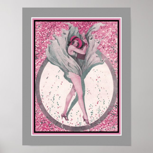 Poster 1931, Art Déco, Mode française (Devant)