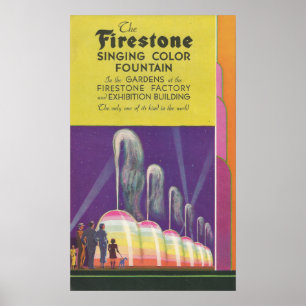 Poster 1933 Exposition internationale CHICAGO. Art Déco.