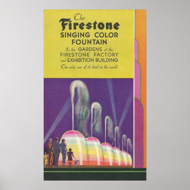 Poster 1933 Exposition internationale CHICAGO. Art Déco. (Devant)