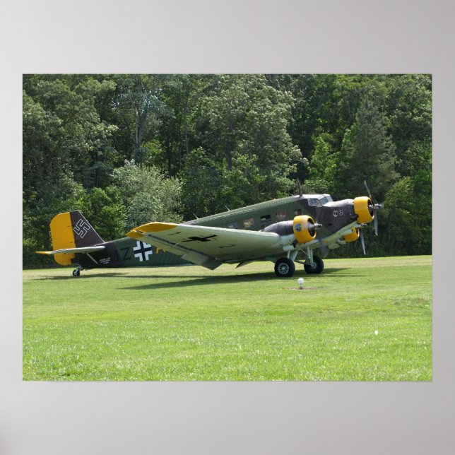 Poster 1949 Junkers Ju-52. (Devant)