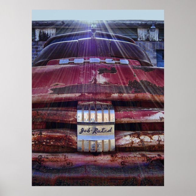 POSTER 1951 CAMION DE POUCE À COURSE DE POUCE (Devant)