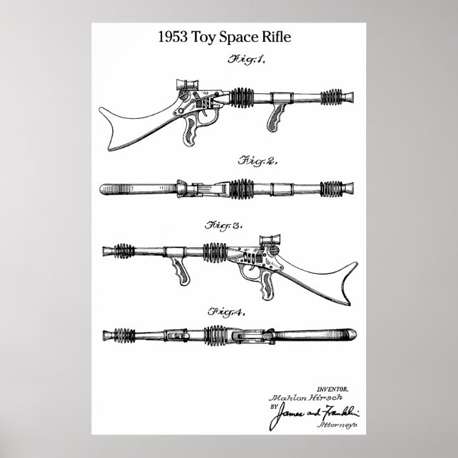 Poster 1953 Toy Space Rifle (Devant)