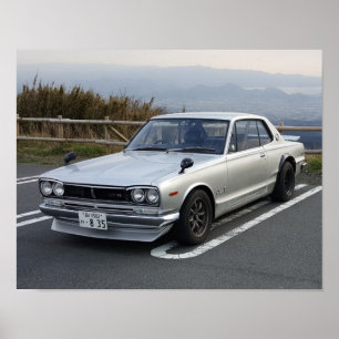 Poster 1971 Nissan Skyline 2000GT-R