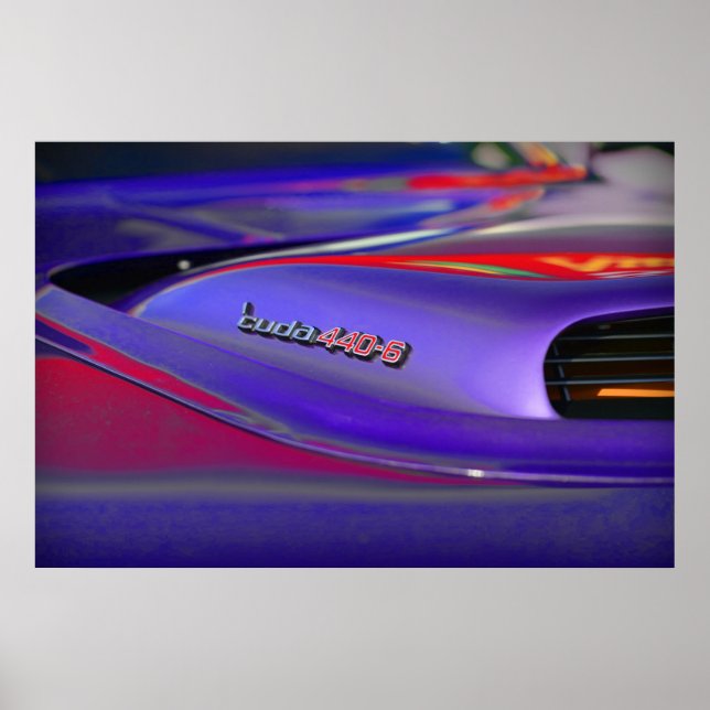 Poster 1971 Plymouth 'Cuda 440-6 (Devant)