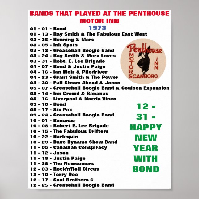 POSTER 1973 - PENTHOUSE (Devant)