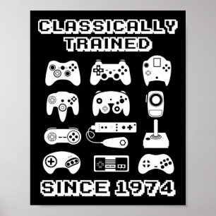 Poster 1974 Vidéo Vidéo Vidéo de l'ancienne école Thème A
