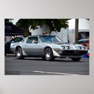 Poster 1979 Pontiac Trans Am 10e anniversaire