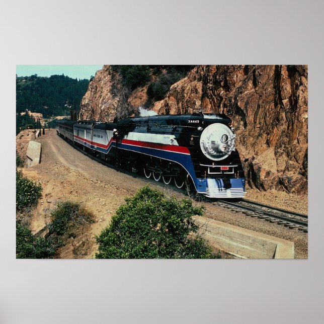 Poster 1 American Freedom Train (SP) 4449, Cape Horn, CA (Devant)