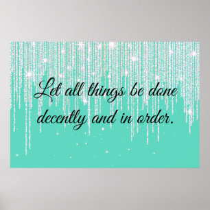 Poster 1 Corinthiens 14:40