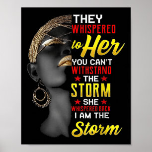 Poster 1 Je Suis La Forte Reine Africaine Filles Noir His